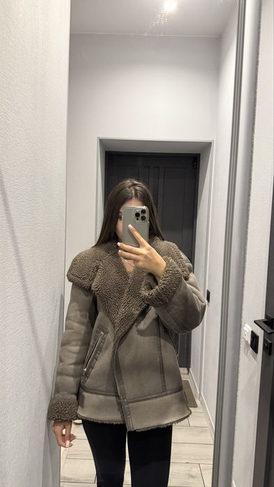 Дубленка Зара Zara