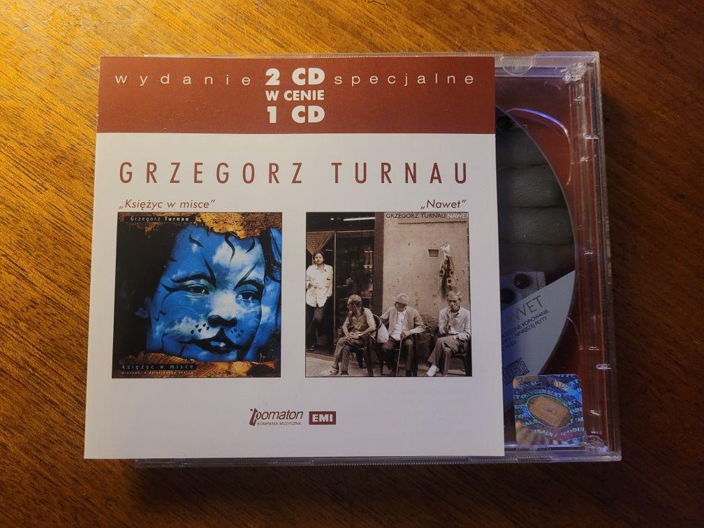 CDx2 Grzegorz Turnau Księżyc w masce/ Never 2003 Pomaton