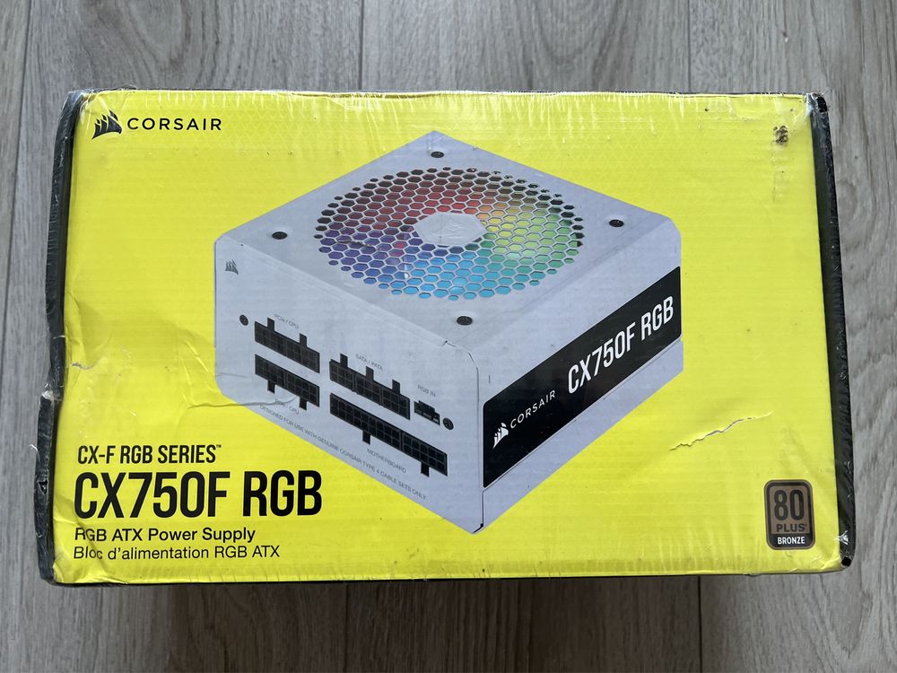 Блок живлення Corsair CX750F RGB WHITE