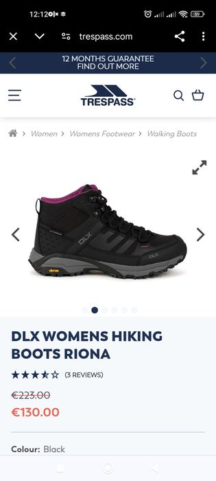 Ботінки (кросівки) жіночі для трекінгу DLX Womens Hiking Boots Riona