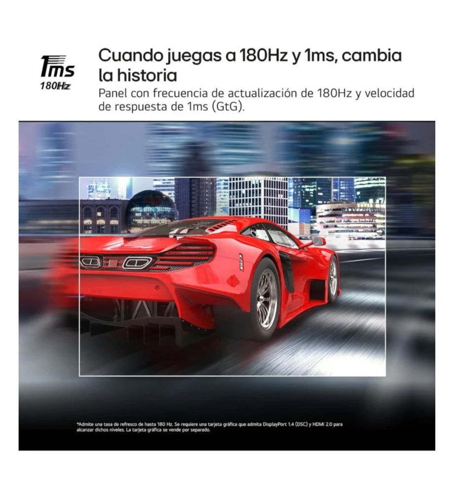 Monitor Gaming LG UltraGear 27GS50F-B com Garantia