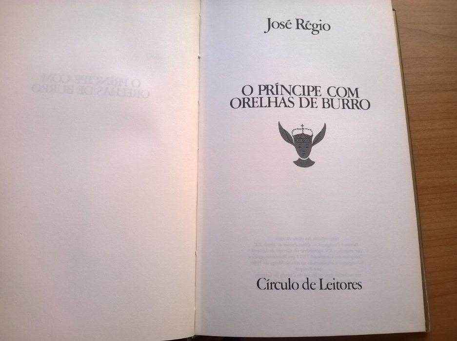 O Príncipe com Orelhas de Burro - José Régio (portes grátis)