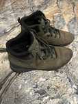 Buty trekkingowe górskie zielone Timberland skórzane goretex