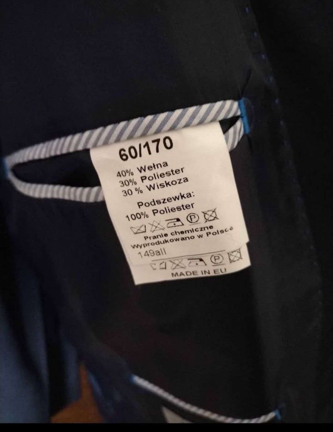 Garnitur męski .
