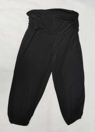 Spodnie damskie czarne alladynki dresowe 46 3XL SP0122 LA REDOUTE