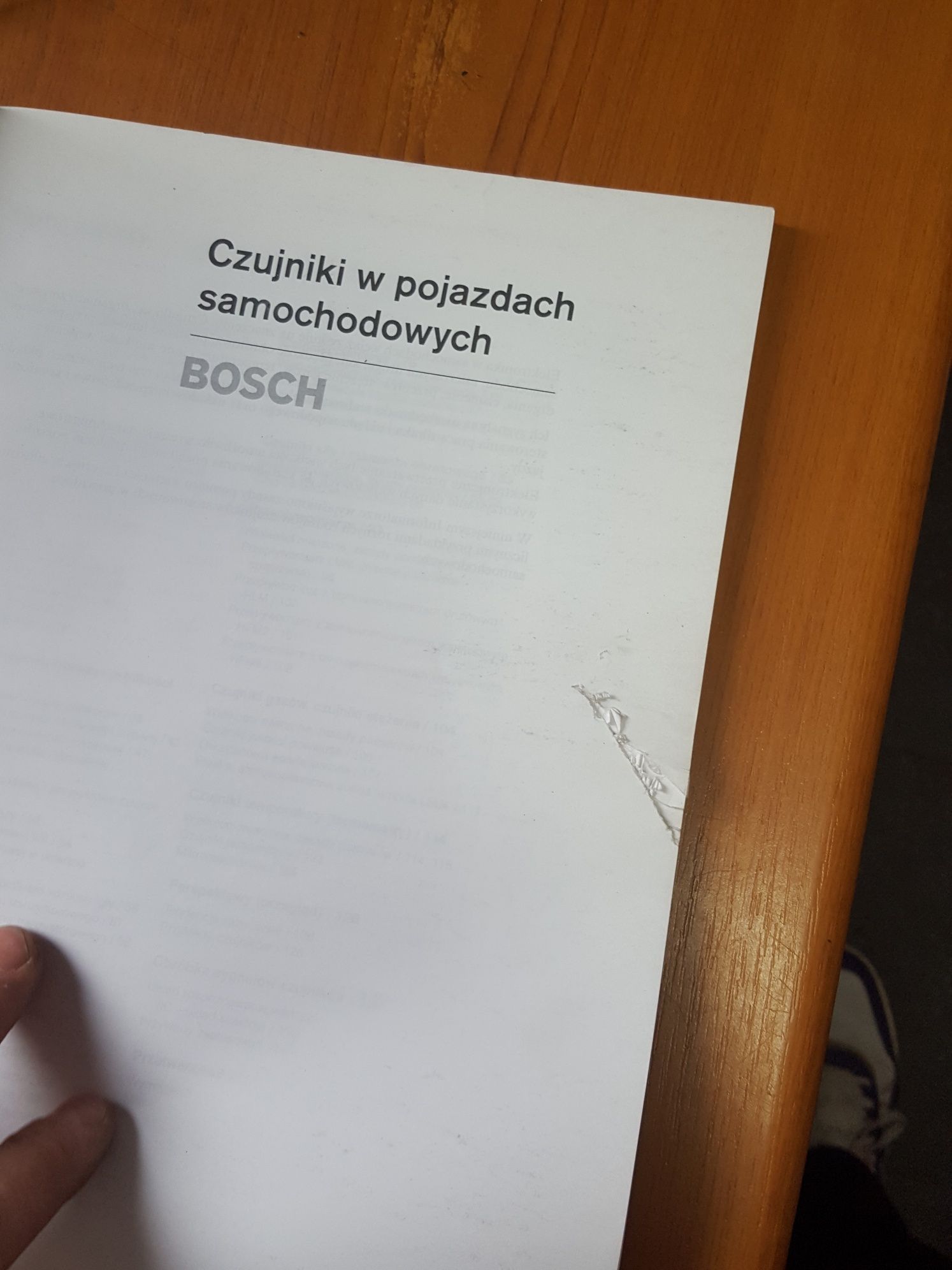 Książka Czujniki w pojazdach samochodowych BOSCH