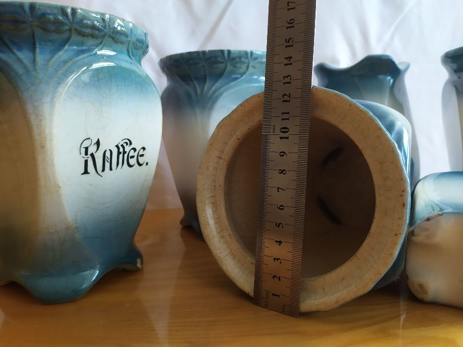 Porcelanowe pojemniki do kuchni z lat 60' VINTAGE