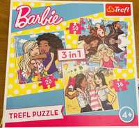 Puzzle Trefl Barbie 3w1 4+