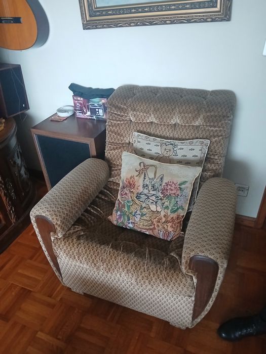 Sofás e mesa de sala