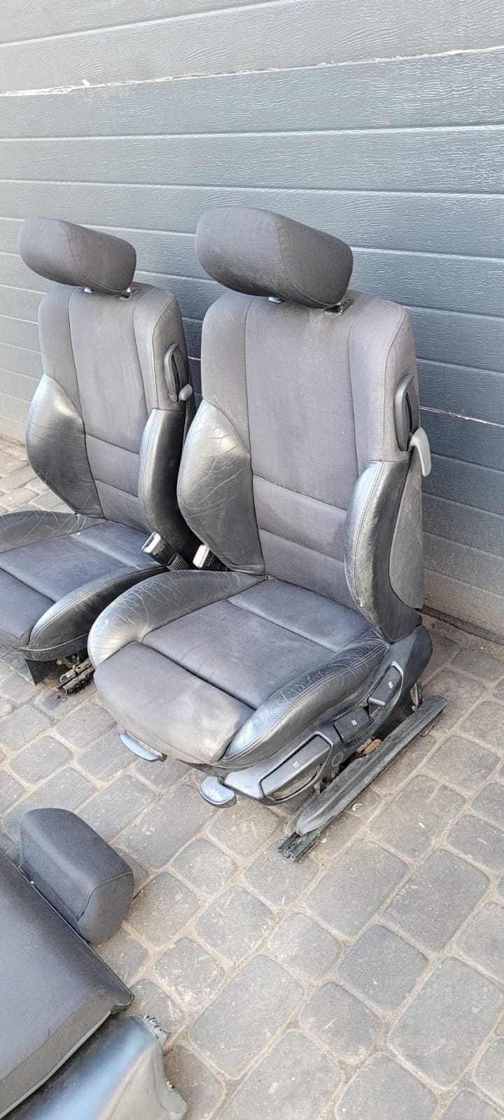 Fotele wnętrze  BMW 3 E46 coupe m pakiet półskóry