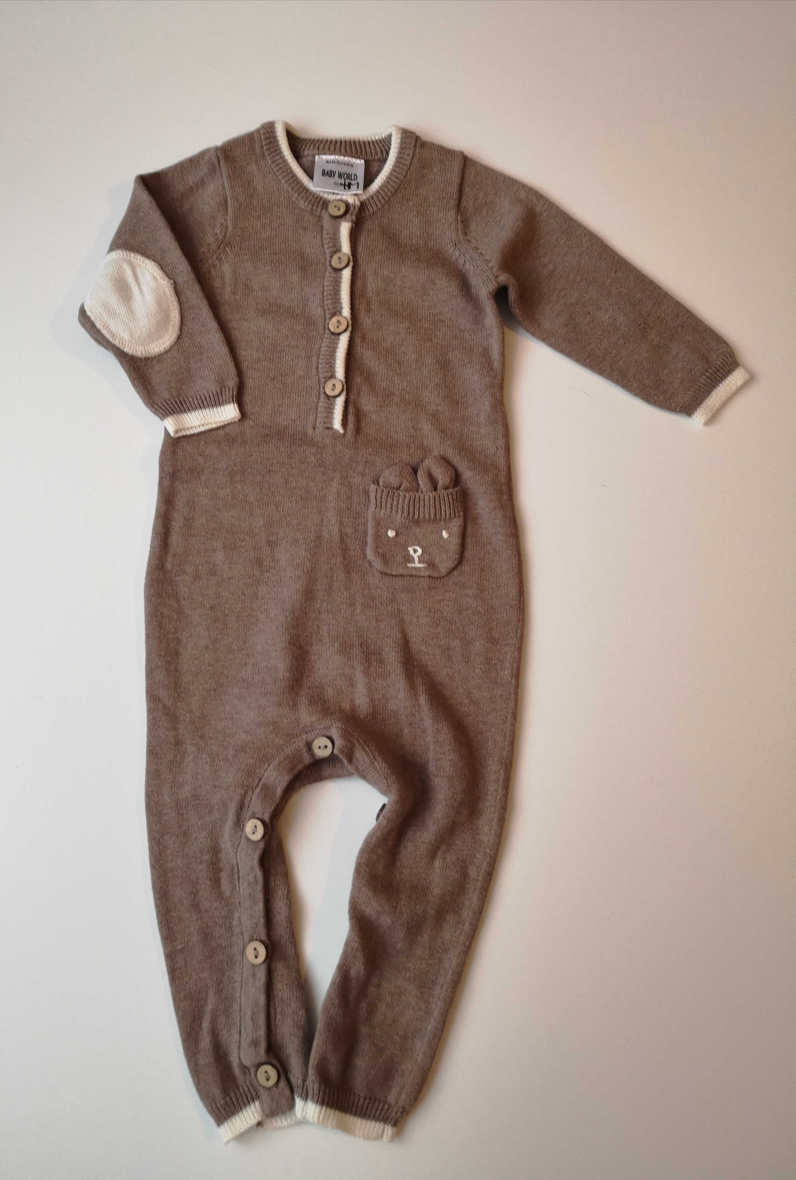 Zestaw 3set pajac dziecięcy króliczek koala pieski Newbie Lindex