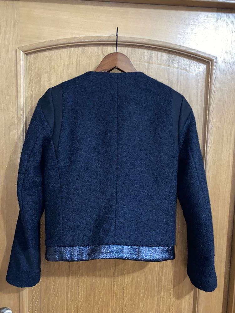 Шерстяной женский пиджак жакет куртка Sandro