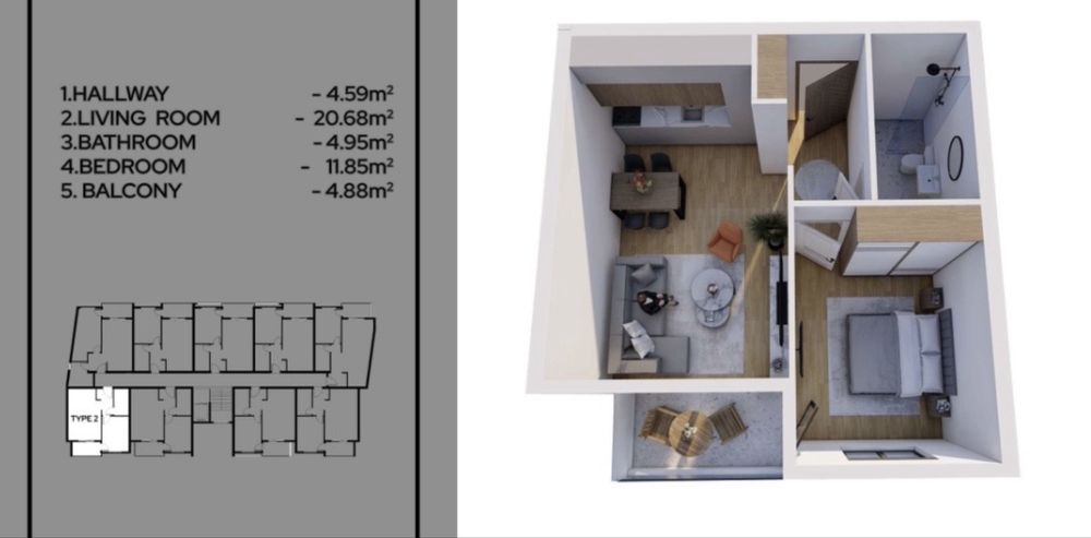Продаж квартир з якісним ремонтом на березі моря в Чорногоріі