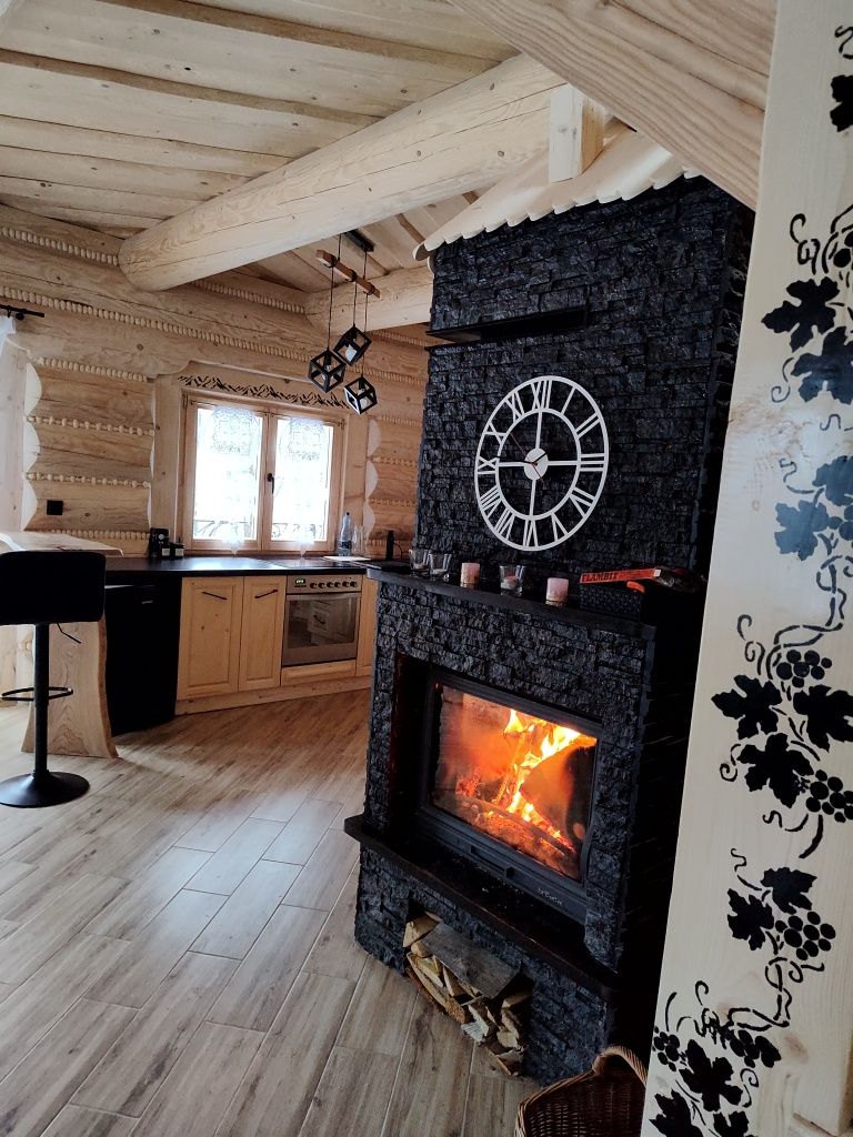 Dom w górach domki domek drewniany wakacje sauna balia Beskidy