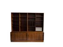 2 Regały w stylu Mid-Century Modern z palisandru od Hundevad, lata 60
