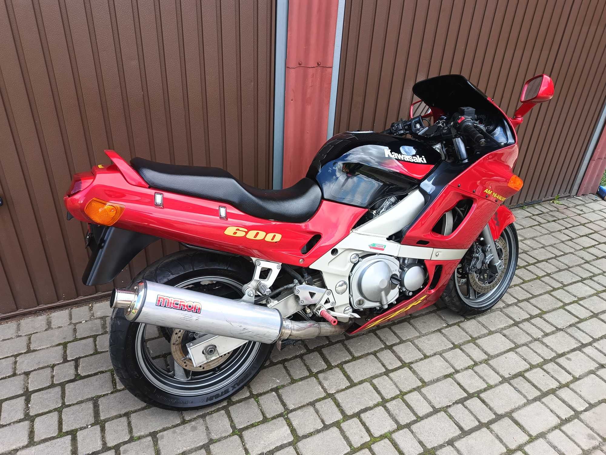 Ładna ZZr 600 z Nemiec , wydech micron, MOTOCYKLE ŻURAWICE