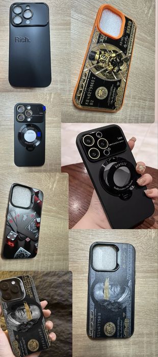 чехлы для iPhone 14 ,15,17 Pro