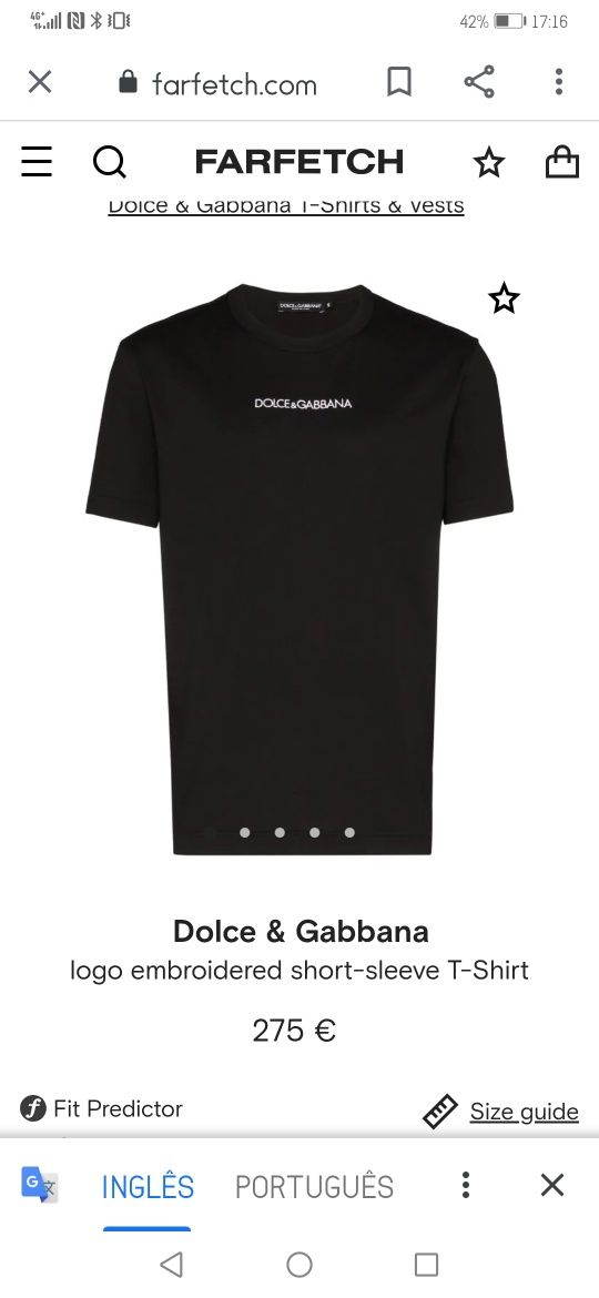 T-shirt Dolce Gabbana original
