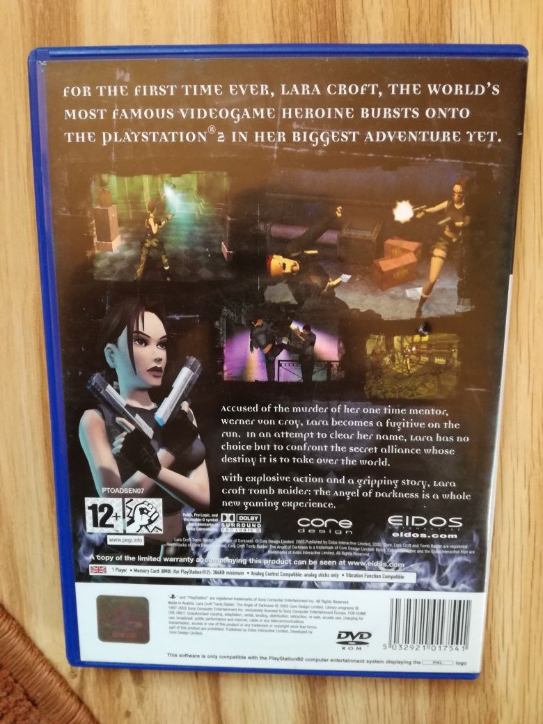 Tomb Raider The Angel of Darkness / PS2 / 3xANG