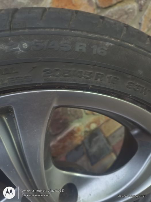 Колеса ДІСКИ (Тітани) 16 golf 4 skoda octavia5 100 16 ET 38 7J