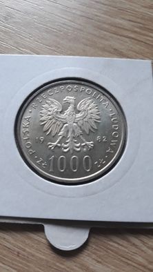 1000 zł Papież Jan Paweł II-1982 r.-Mennicza-#5
