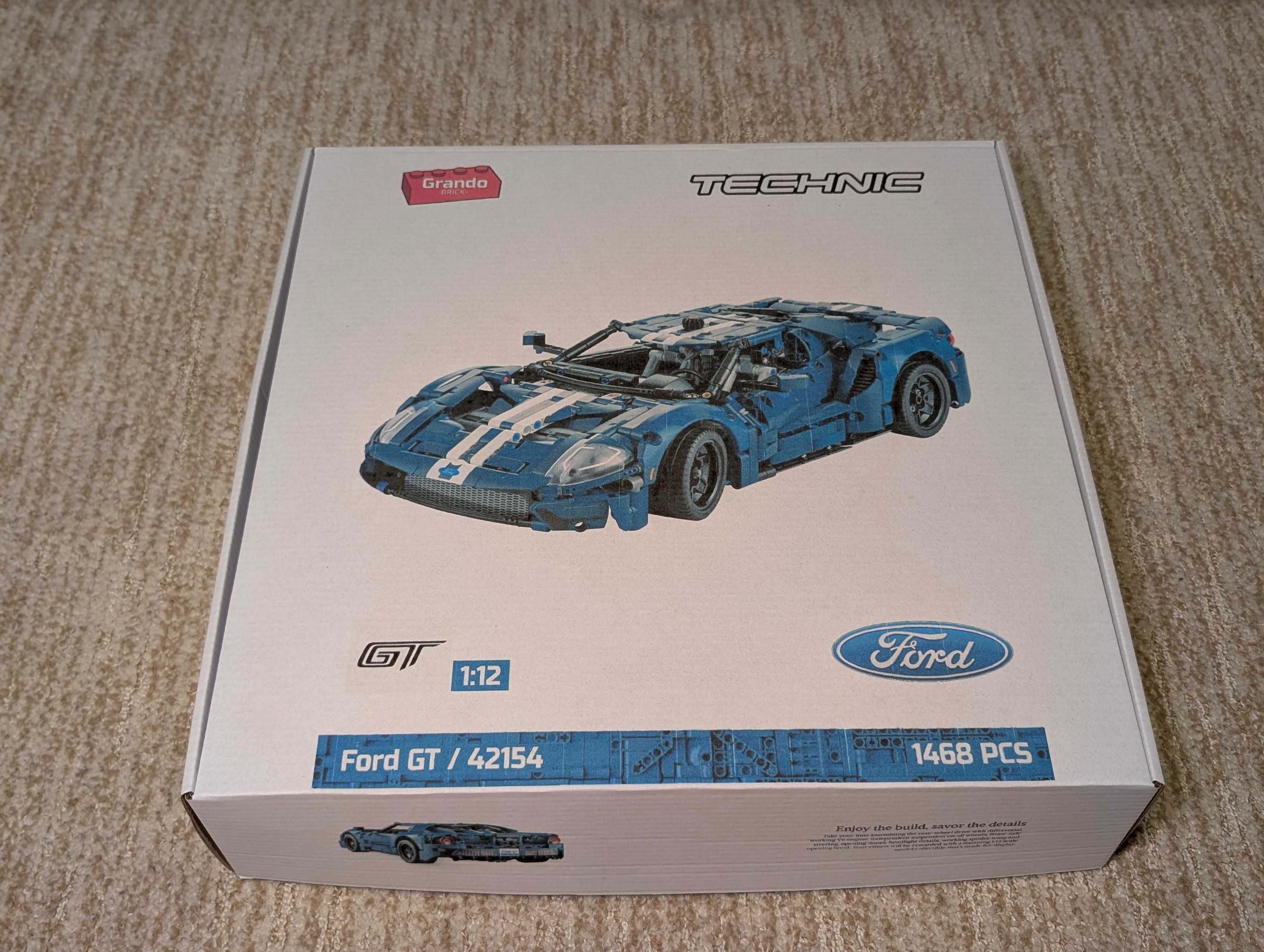 Конструктор 1в1 Lego Technic 42154 - Ford GT 2022 на 1466 дет, КОРОБКА