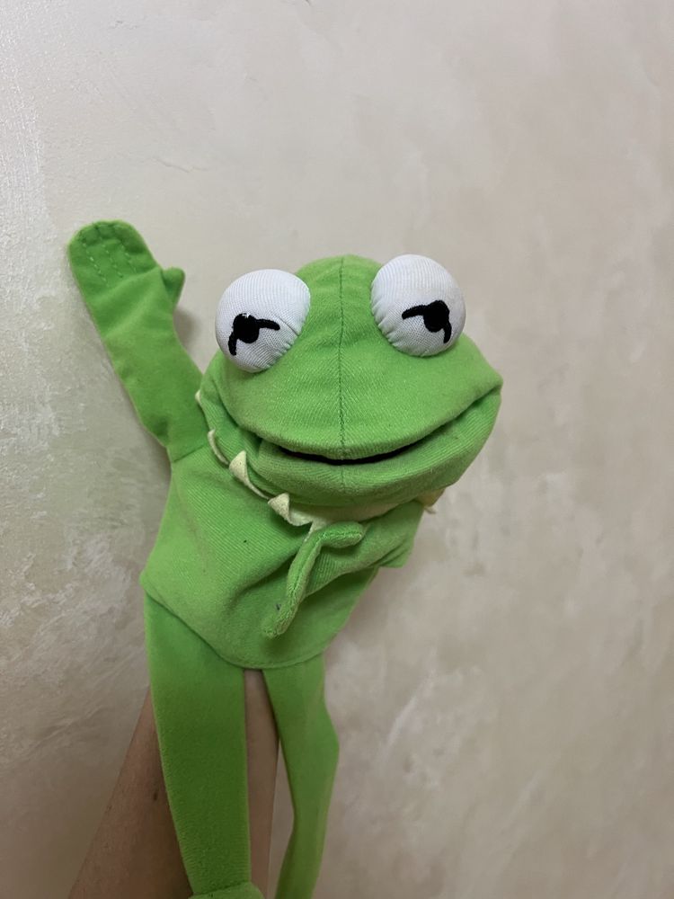 Маппет шоу рідкісна лялька на руку Керміт Kermit лягушка