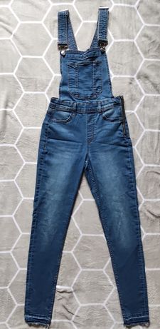 Spodnie ogrodniczki Jeans H&M 34