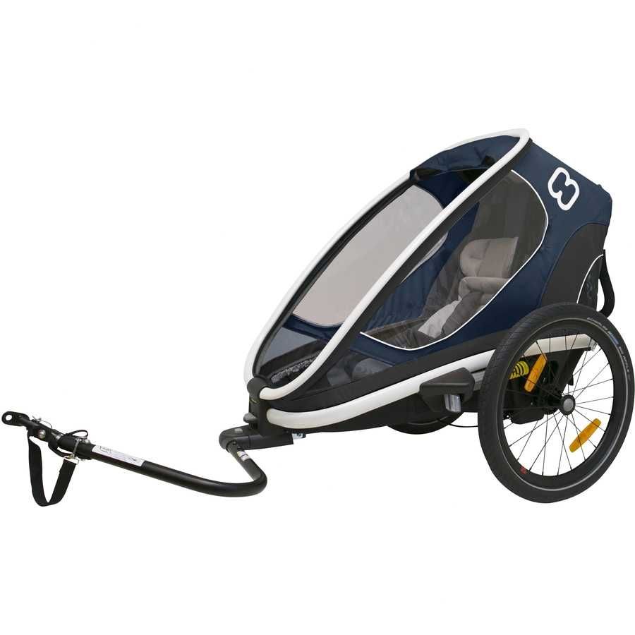 Przyczepka rowerowa Hamax Outback One,  amortyzacja odchylane oparcie