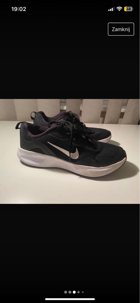 Nike buty sportowe, rozmiar 38, wkł 24cm