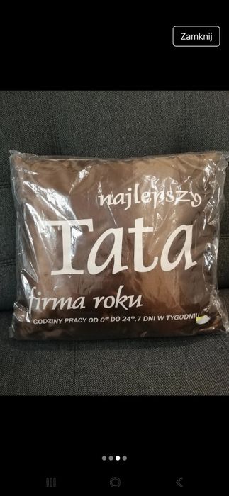 Dzień taty poduszka