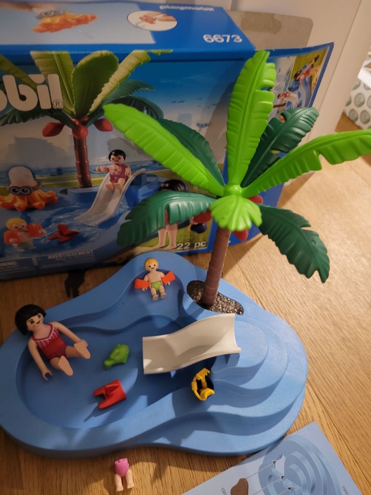 Playmobil Summer Fun Basen dla dzieci ze zjeżdżalnią 6673 i 9085