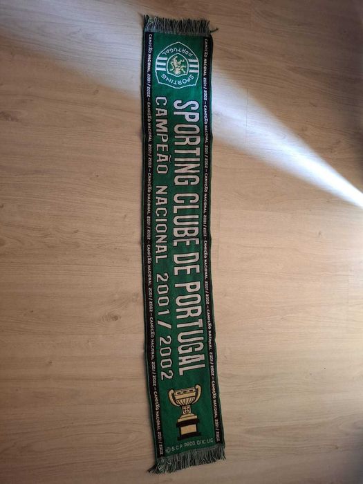Cachecol Sporting Campeão 2001/2002