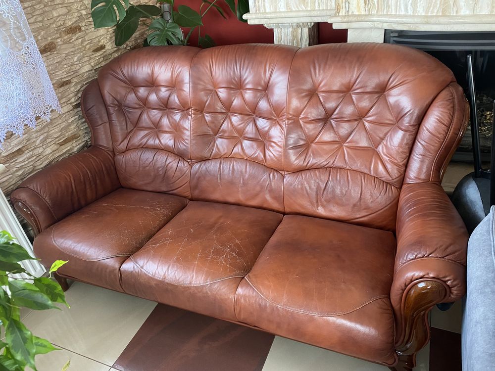 Sofa kanapa ze skóry