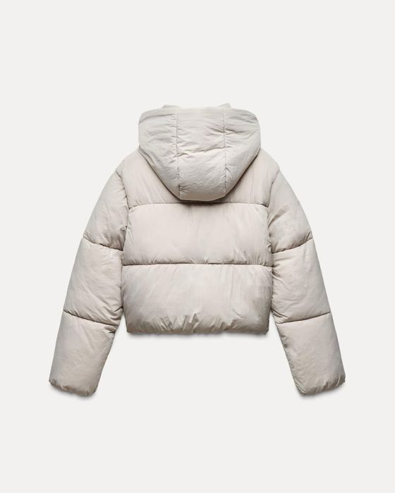 Zara пуховик зимова куртка С, zara зимняя куртка пуффер С