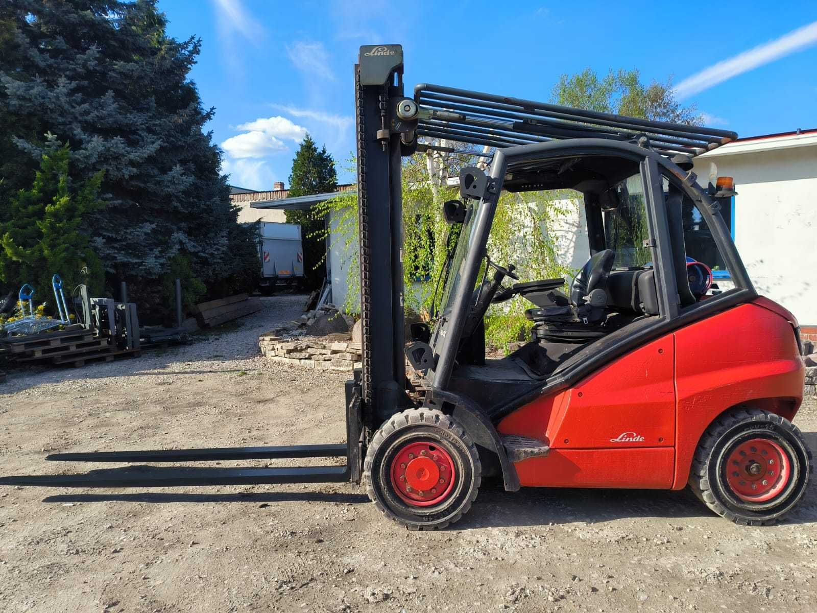 Linde H40 wózek widłowy H40T - Gaz seria 394 jak H45 H50 Długie widły