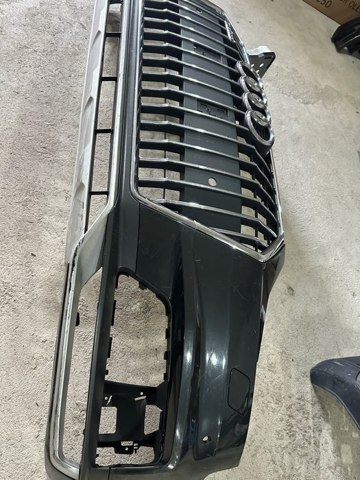 Губа спойлер низ бамперу Audi A4 B9 allroad