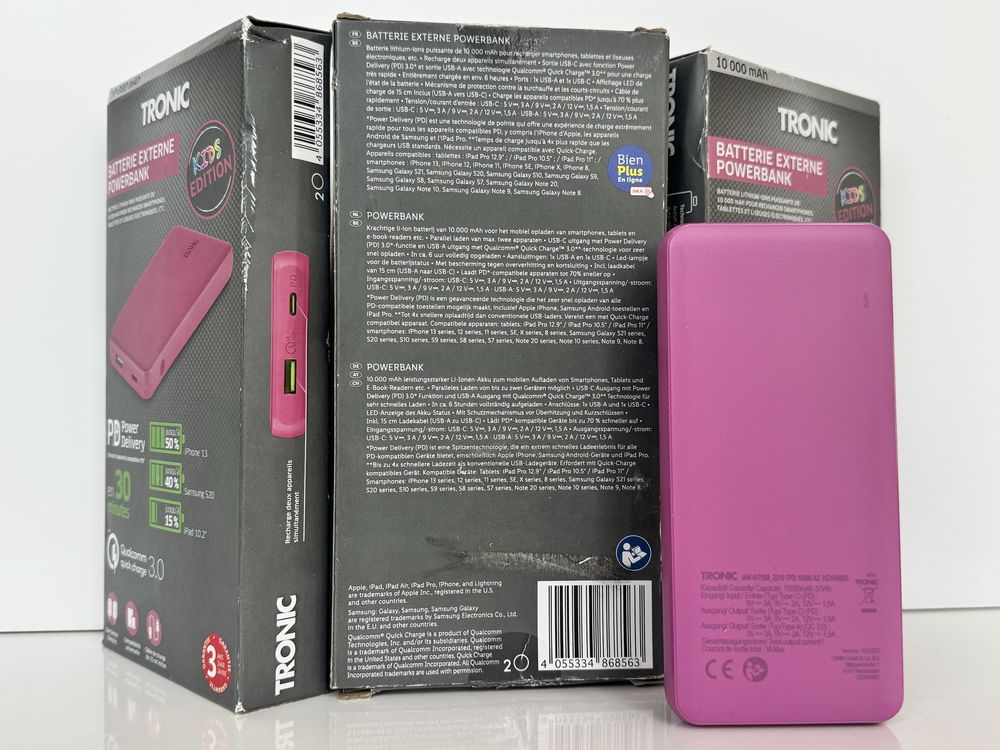 Новий Повербанк TRONIC 10000мАг Павербанк PowerBank