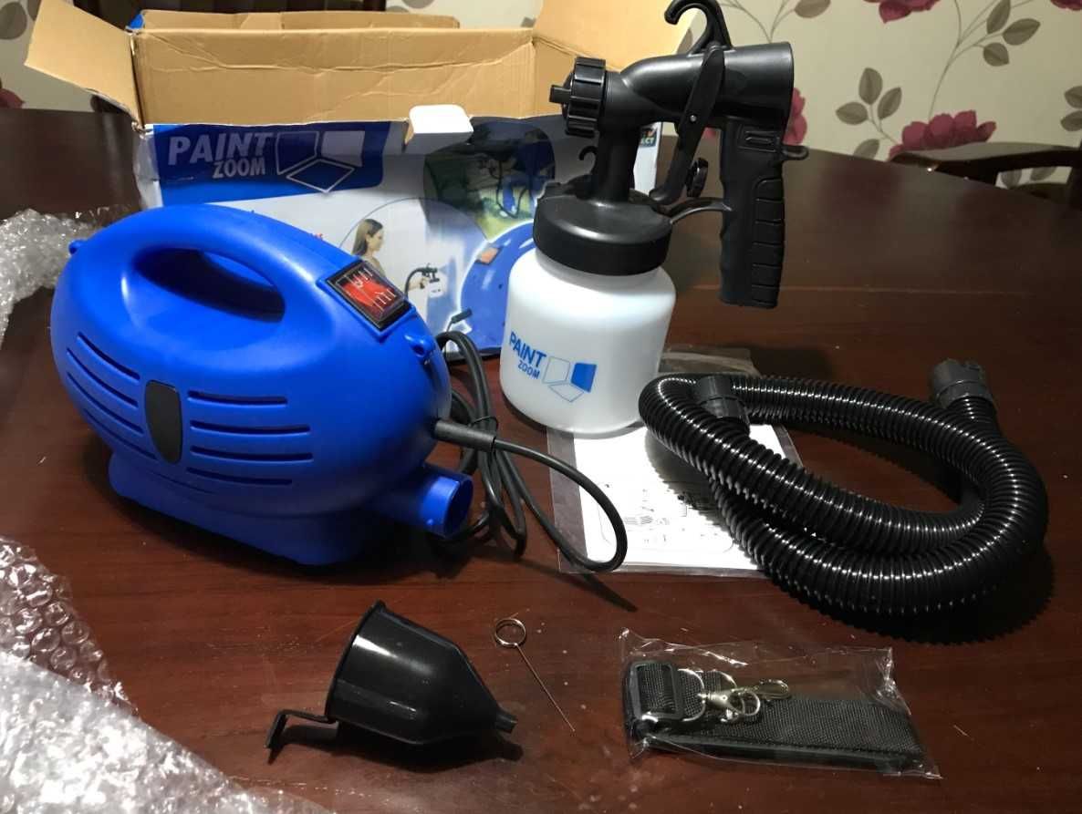 Paint Zoom 650W — краскопульт для ремонта, дачи, мебели и металла