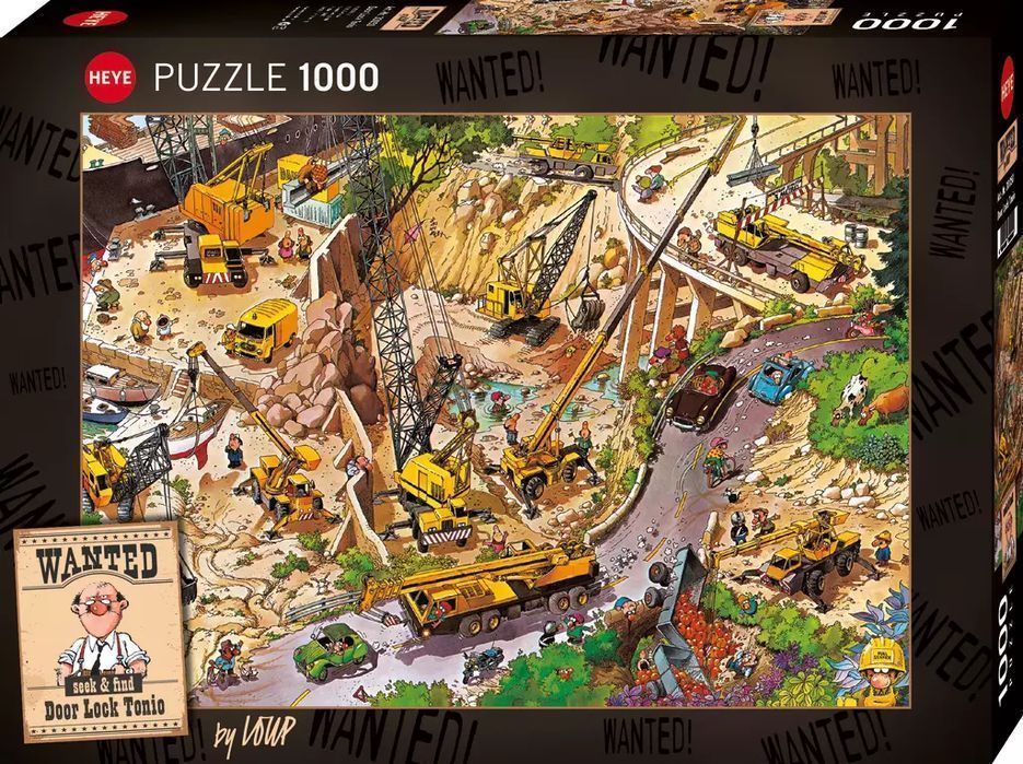 Puzzle 1000 Elementów. Wanted! Tonio, Loup