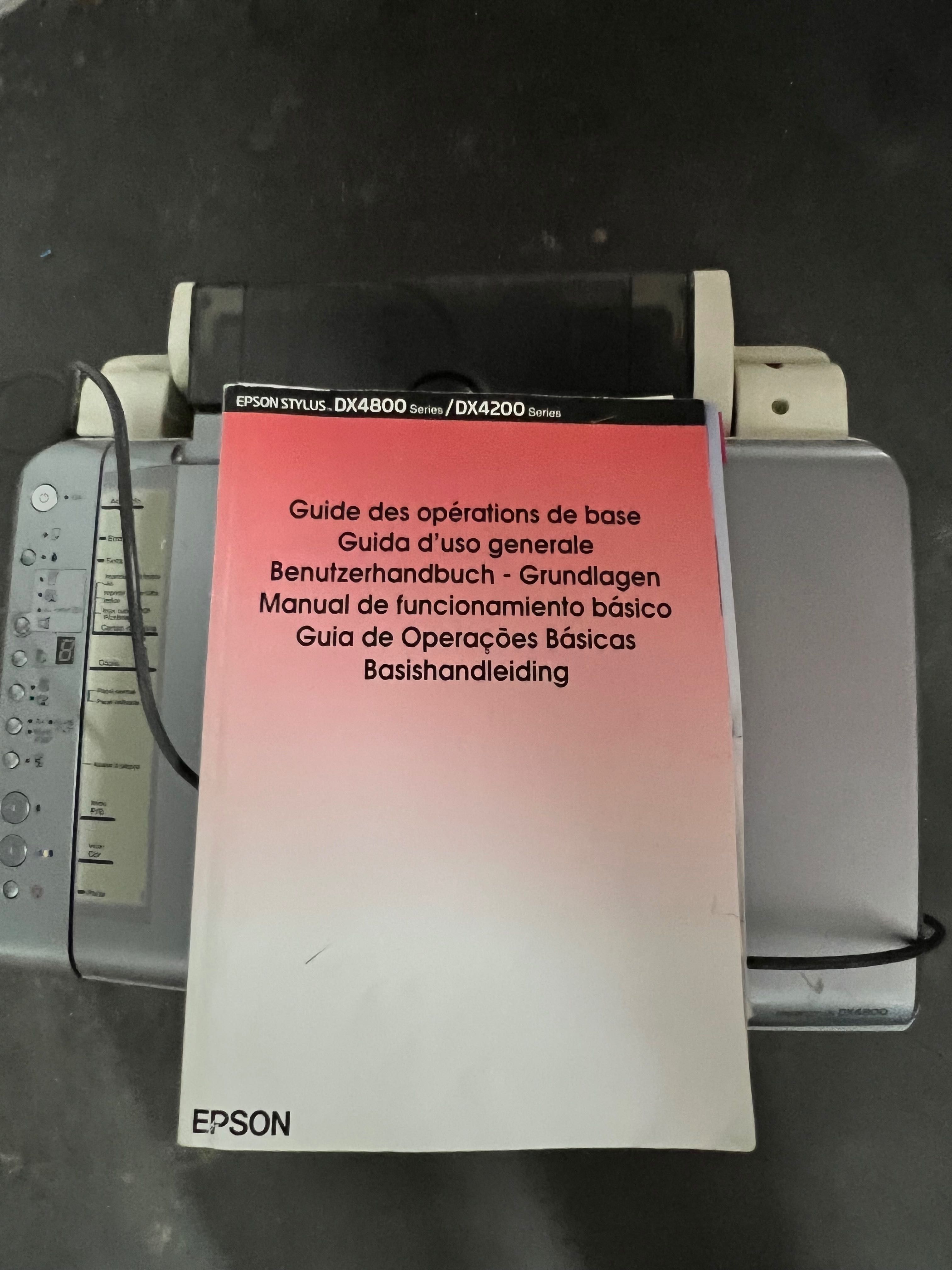 Impressora multifunções Epson Stylus DX4800 + tinteiros novos