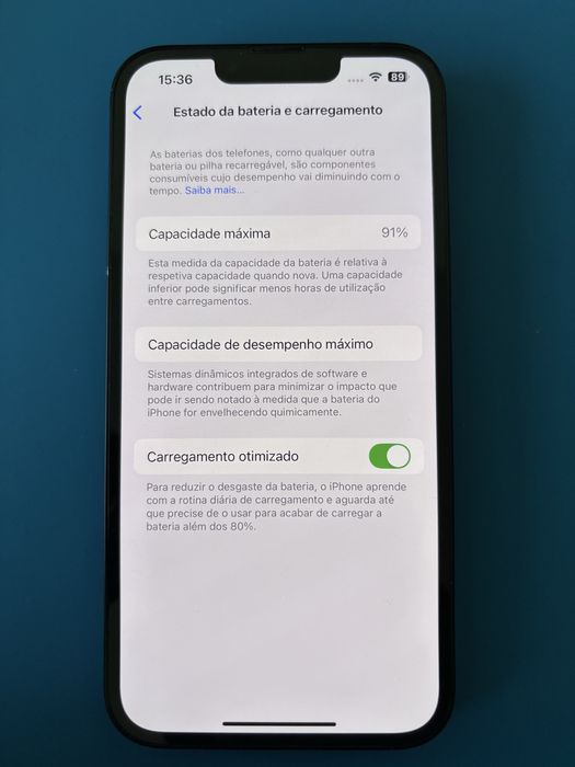 iPhone 13 128 GB Midnight – Bateria 91% - Tudo Original