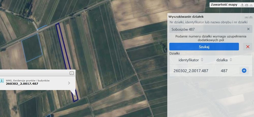 Działka Rolna Pole Orne