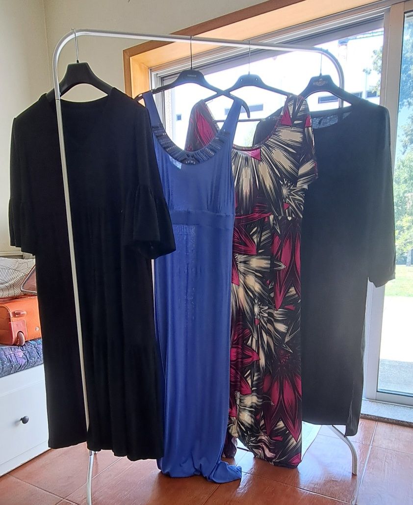 Roupa variada nova ou quase sem uso, tamanhos grandes - Destralhar hoj