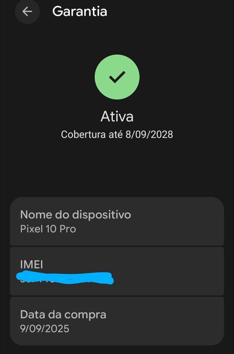 Google Pixel 10 Pro * NOVO *