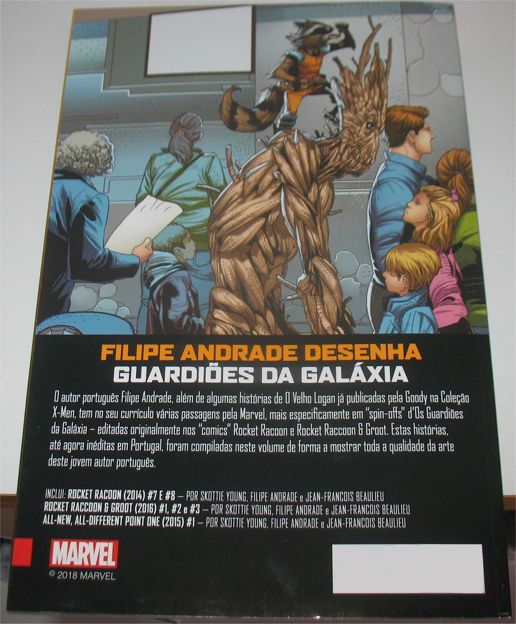 Marvel - Guardiões da Galáxia por Filipe Andrade e Jorge Coelho