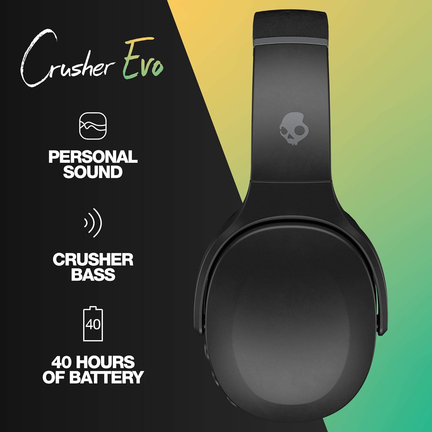 Słuchawki bezprzewodowe wokółuszne Skullcandy Crusher EVO