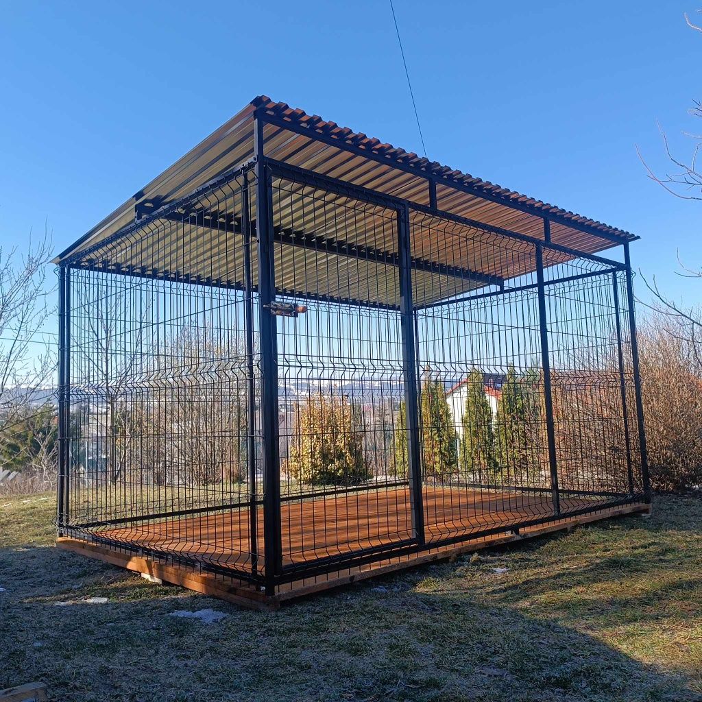 Kojec dla psa 3x2m. Zagroda, boks dla psa, panel3D