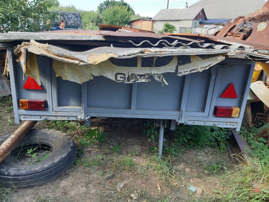 Одноосний саморобний міцний прицеп продам