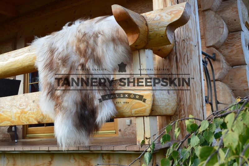 Skóra Owcza Naturalna Island Muflon Brąz XXXL GIGANT